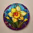 Daffodil Circular Glass Suncatcher Worktop Saver